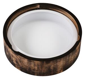 Koupelnové stropní svítidlo OAK SMOKY 2xE27/15W/230V IP54 pr. 27,5 cm dub/hnědá