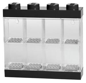 Černobílá sběratelská skříňka na 8 minifigurek LEGO®