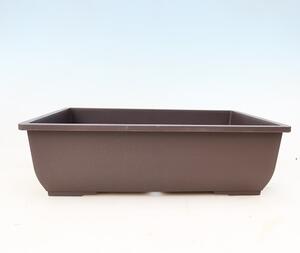 E-bonsai Bonsai miska plast MP-7 hnědá - 34 x 26 x 10 cm