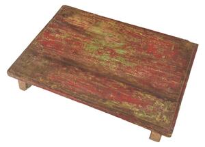Čajový stolek z teakového dřeva, 50x35x9cm