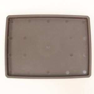E-bonsai Bonsai podmiska plast PP-2 - 20 x 15 x 1,2 cm Hnědá
