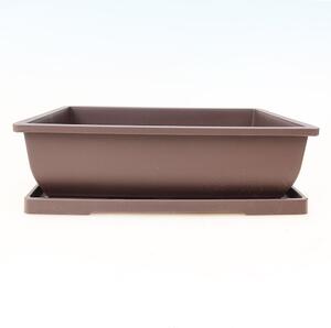 E-bonsai Bonsai miska+podmiska plast MP-5 - 28 x 21 x 9 cm