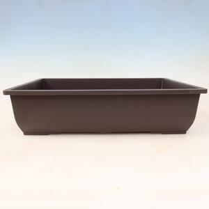 E-bonsai Bonsai miska plast MP-6 hnědá - 41 x 30,5 x 10 cm