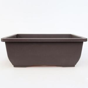 E-bonsai Bonsai miska plast MP-2vacl Hnědá - 20 x 14,5 x 7,5 cm