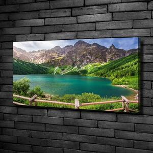Moderní fotoobraz canvas na rámu Mořské oko Tatry oc-91165160