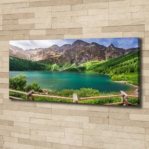 Moderní fotoobraz canvas na rámu Mořské oko Tatry oc-91165160