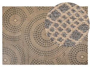 Jutový koberec 200 x 300 cm béžový/šedý ARIBA