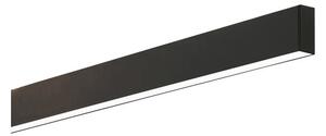Ideal lux Pro 267135 STEEL stropní svítidlo s podsvícením LED 36W 3700/2900lm 4000K černá, UGR<19