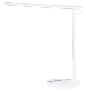 Kovová stolní LED lampa bílá DRACO