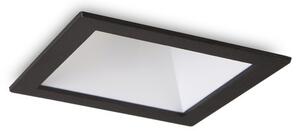 Ideal lux 192406 GAME SQUARE zápustné svítidlo 84x84mm LED 11W 950/780lm 3000K černá, bílá, UGR<19