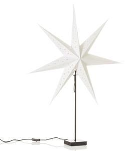 Stojací hvězda Solvalla, výška 100 cm, bílá