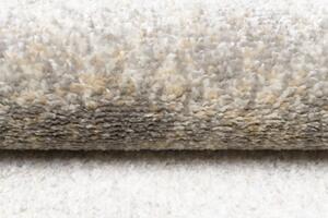 Makro Abra Kusový koberec PETRA 5027 1 755 Moderní šedý béžový hnědý Rozměr: 80x150 cm
