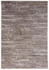 Makro Abra Kusový koberec PETRA 5058 1 744 Moderní Proužky šedý béžový hnědý Rozměr: 200x300 cm