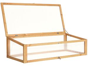 Tectake Zahradní pařeniště na vyvýšený záhon 115x53x34cm - hnědá