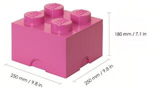 Lego® Tmavě růžový úložný box LEGO® Smart 25 x 25 cm