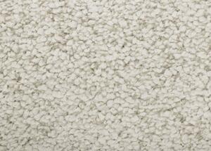 Breno Metrážový koberec NOBILIS 31, šíře role 400 cm, Béžová, Bílá