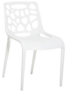 Jídelní židle bílá MORGAN