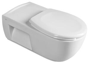 Sapho, HANDICAP závěsná WC mísa prodloužená, Rimless, 37x70 cm, bílá, TU1206