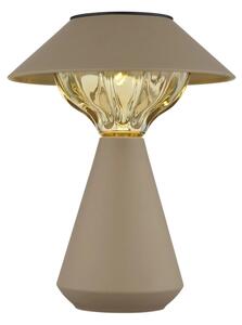 Globo 36639S - LED Solární lampa 10xLED/0,06W/1,2V IP44 hnědá