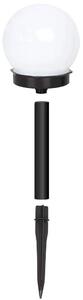 Bluegarden, LED solární lampa 33 cm, 8ks, model P60264, černá-bílá, KPL-07899