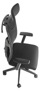 Kancelářská židle ALBA GAME ŠÉF VIP s pevným podhlavníkem - černá