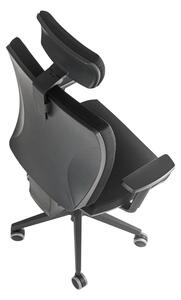 Kancelářská židle ALBA LARA VIP s 3D podhlavníkem - černá