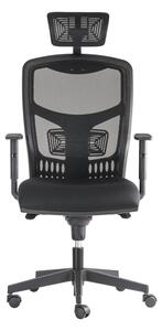 Kancelářská židle ALBA YORK síť s 3D podhlavníkem a područkami