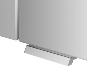 Jokey MDF skříňky MARNO Zrcadlová skříňka (galerka) - bílá, pohledové hrany šedé - š. 65 cm, v. 66 cm, hl. 15 cm 111212020-0110