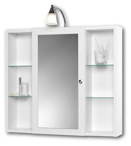 JOKEY LATINA Zrcadlová skříňka - bílá š. 72 cm, v. 78 cm, hl. 17 cm, 211111020-0110
