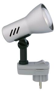 BRILONER Svítidlo do zásuvky SCHUKO 10,5 cm 1x E14 25W titan BRI 2763014P