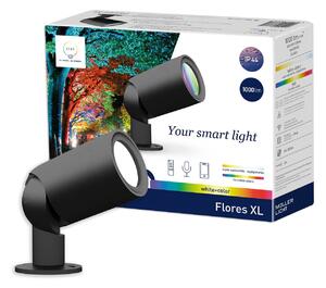 LED venkovní reflektor Flores XL, IP44, CCT, RGB