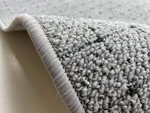 Vopi | Kusový koberec Udinese šedý - Kulatý 120 cm