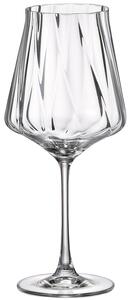 Crystal Bohemia Cettia optic sklenice na víno 700 ml 6 ks