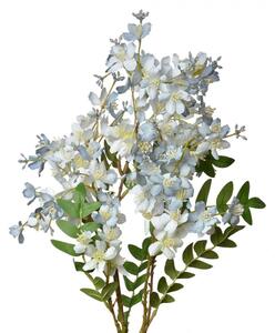 Velká umělá květina modrá pustoryl – 86 cm