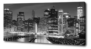 Foto obraz na plátně Manhattan noc oc-94703555