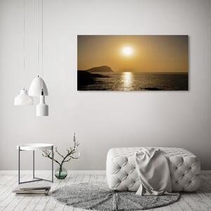 Moderní obraz canvas na rámu Západ slunce moře oc-94820820