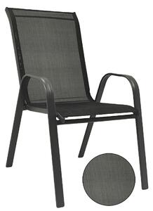 Kontrast Zahradní židle MAJORKA 55 x 65 x 95 cm černá