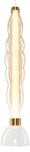 LED Lustr na lanku LUCCO LED/18W/230V pr. 15 cm zlatá