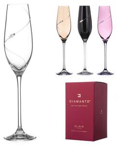 Diamante Silhouette selection sklenice na sekt 210 ml 4 ks
