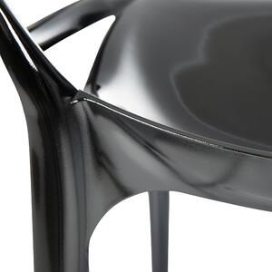 Kartell designové židle Masters - titanová