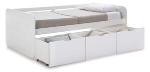 Dětská postel taob s úložným prostorem 90 x 190 cm bílá