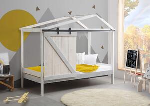 Dětská postel alar 90 x 190 cm světle šedá