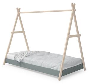 Dětská postel furta 90 x 200 cm zelená
