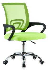 TEMPO Kancelářská židle, zelená/černá, DEX 4 NEW