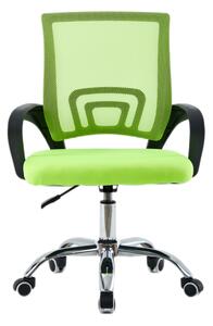 Kancelářská židle, zelená/černá, DEX 4 NEW