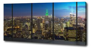 Moderní fotoobraz canvas na rámu New York noc oc-96183683