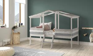 Dětská postel selia 90 x 200 cm bílá