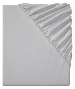 Livarno home Napínací prostěradlo z jemného flanelu, 90-100 x 200 cm (šedá) (100379724003)