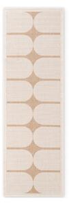 Vnitřní a venkovní běhoun v béžové a slonovinové barvě 80x250 cm Duet Bowen – NORTHRUGS