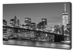 Moderní obraz canvas na rámu Manhattan noc oc-96464167